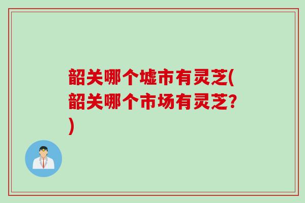 韶关哪个墟市有灵芝(韶关哪个市场有灵芝？)
