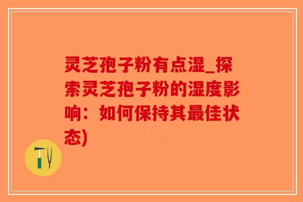 灵芝孢子粉有点湿_探索灵芝孢子粉的湿度影响：如何保持其最佳状态)
