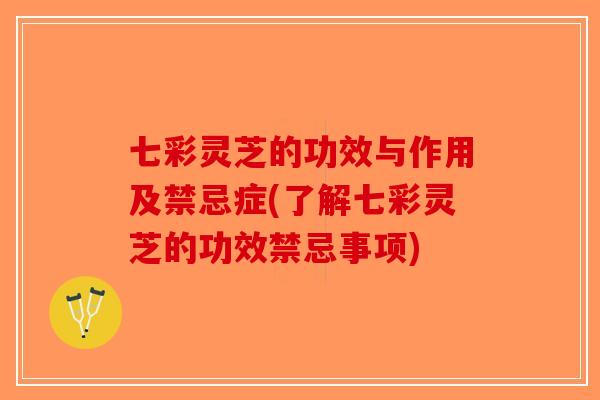 七彩灵芝的功效与作用及禁忌症(了解七彩灵芝的功效禁忌事项)