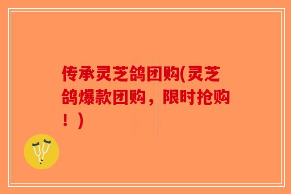传承灵芝鸽团购(灵芝鸽爆款团购，限时抢购！)