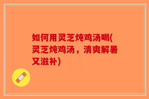 如何用灵芝炖鸡汤喝(灵芝炖鸡汤，清爽解暑又滋补)