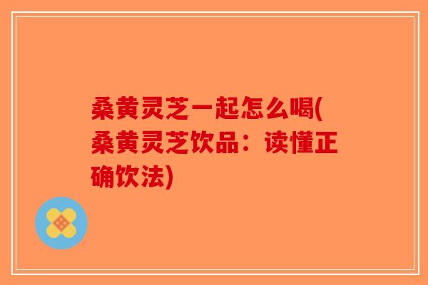 桑黄灵芝一起怎么喝(桑黄灵芝饮品：读懂正确饮法)