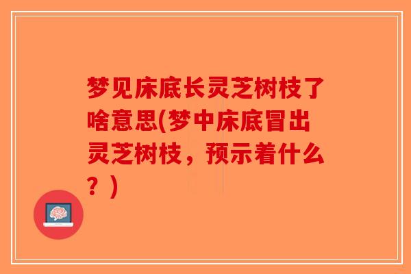 梦见床底长灵芝树枝了啥意思(梦中床底冒出灵芝树枝，预示着什么？)