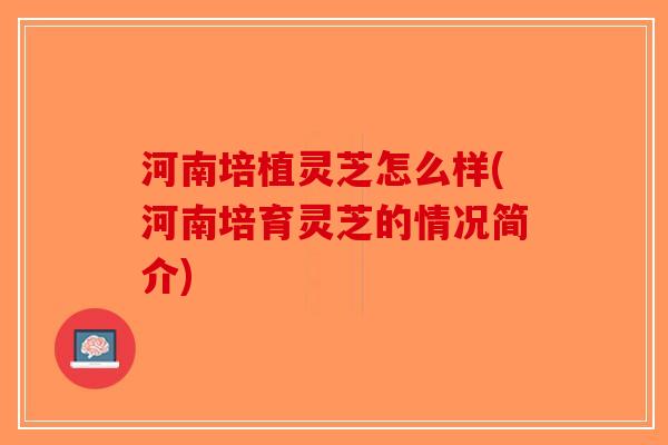 河南培植灵芝怎么样(河南培育灵芝的情况简介)