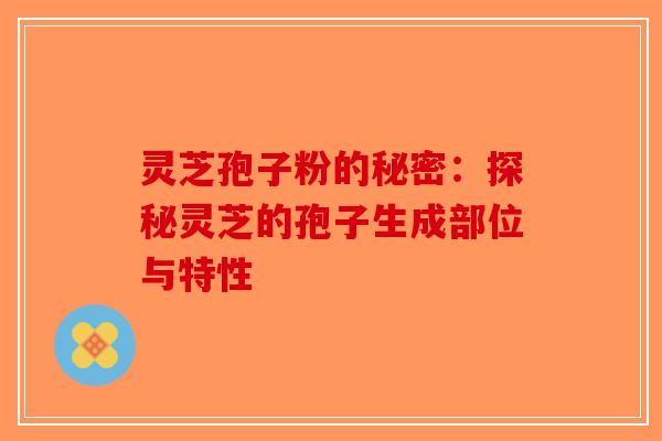 灵芝孢子粉的秘密：探秘灵芝的孢子生成部位与特性