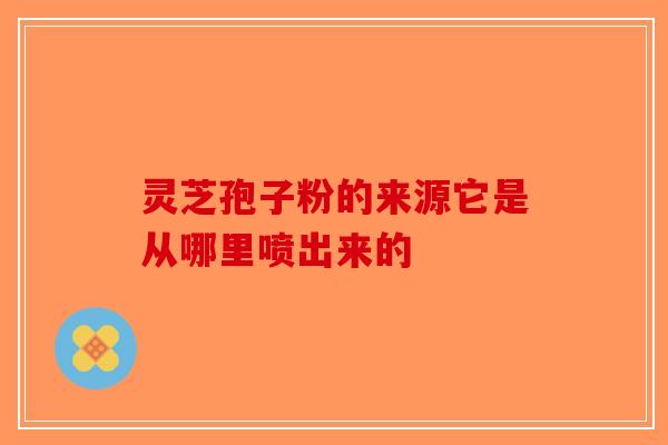 灵芝孢子粉的来源它是从哪里喷出来的